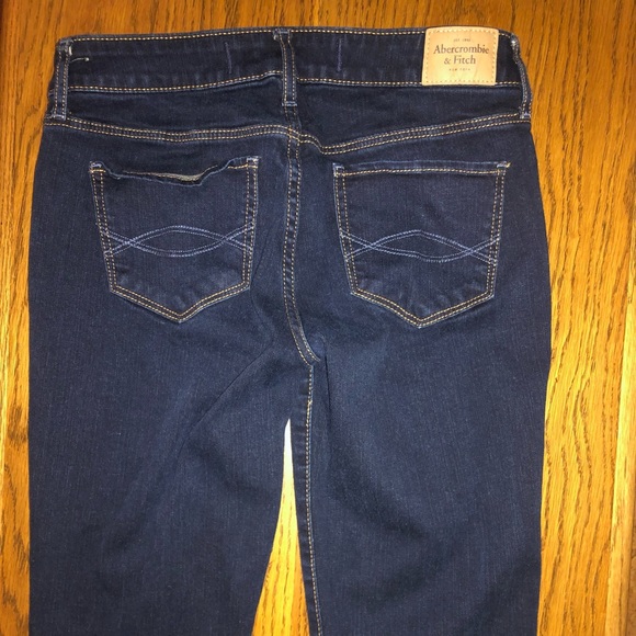 Abercrombie & Fitch, The A&F Skinny, Dark Wash Jeans - Picture 7 of 13